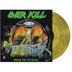 Overkill Under The Influence limited BLACK & YELLOW MARBLE VINYL LP