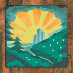 The Oh Hellos Through The Deep Dark Valley (Orange & Yellow Deluxe) VINYL LP