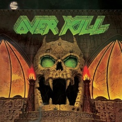 Overkill The Years Of Decay LIMITED RED WITH BLACK MARBLE VINYL LP