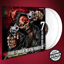 Five Finger Death Punch And Justice For None DELUXE WHITE VINYL 2 LP