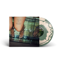 The Murlocs Calm Ya Farm BIBLE BASHER OLIVE GREEN & BONE MIX VINYL LP