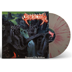 Benediction Transcend The Rubicon GREY & RED SPLATTER VINYL LP