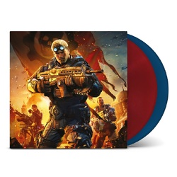 Steve Jablonsky & Jacob Shea Gears Of War Judgement soundtrack RED / BLUE VINYL 2 LP