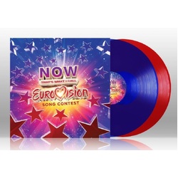 Various Artists NOW That's What I Call Eurovision Song Contest RED BLUE VINYL 2 LP