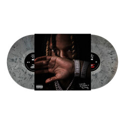 King Von What It Means To Be King SILVER / BLACK VINYL 2 LP
