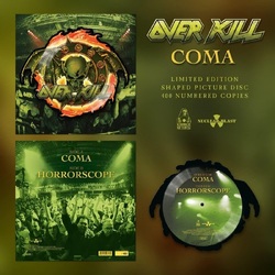 Overkill Coma (Ltd.Shaped Picture Disc) VINYL LP