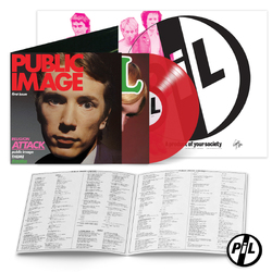 Public Image Limited First Issue CLEAR RED VINYL LP