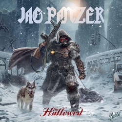 Jag Panzer Hallowed 2Lp BLUE & WHITE MARBLED VINYL LP