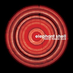 Tokyo Police Club Elephant Shell Black jacket edition with tricolour-in-colour vinyl vinyl + download code. VINYL LP