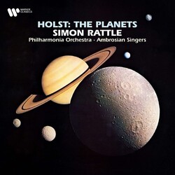 Gustav Holst Sir Simon Rattle Philharmonia Orchestra The Planets 180GM VINYL LP