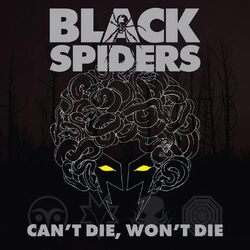 Black Spiders Can't Die  Won't Die VINYL LP