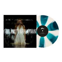 The Amity Affliction Not Without My Ghosts BLUE & BONE PINWHEEL VINYL LP