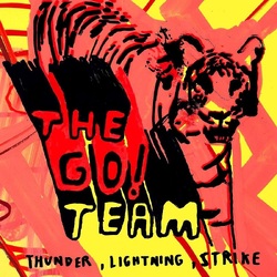The Go! Team Thunder Lightning Strike 2023 black VINYL LP