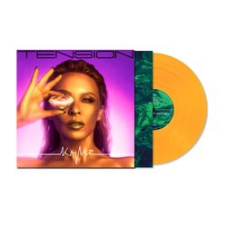 Kylie Minogue Tension LIMITED TRANSPARENT ORANGE VINYL LP