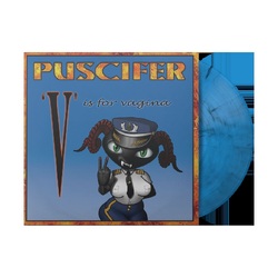 Puscifer V Is For Vagina SKY BLUE/BLACK SMOKE VINYL 2 LP