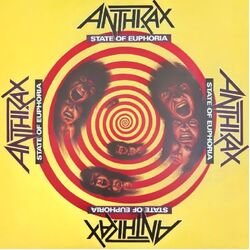 Anthrax State Of Euphoria BLACK VINYL 2LP 2023 reissue