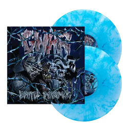 GWAR Battle Maximus 10th Anniversary CRYSTAL BLUE WITH DARK BLUE SWIRL VINYL 2 LP