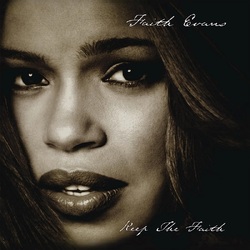 Faith Evans Keep The Faith BLACK & WHITE SPLIT VINYL LP