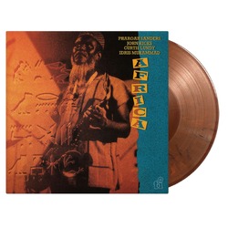 Pharoah Sanders Africa MOV ltd #d 180GM ORANGE/BLACK MARBLE VINYL 2 LP