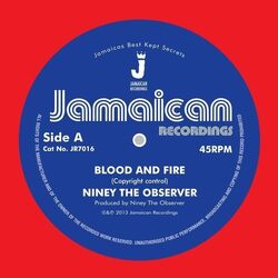 Niney The Observer Blood And Fire-Brimstone And VINYL LP