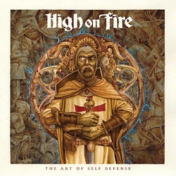 High On Fire The Art Of Self Defense LEMON/COBALT SPLATTER VINYL LP