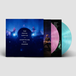 The Postal Service Everything Will Change LIMITED LOSER LAVENDER/GLACIAL BLUE VINYL 2 LP