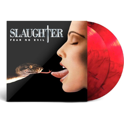 Slaughter Fear No Evil RED & BLACK SPLATTER VINYL LP