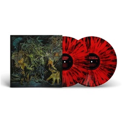 King Gizzard & The Lizard Wizard Murder Of The Universe RED/BLACK SPLATTER VINYL 2 LP side D Gator etching