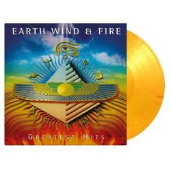 Earth Wind and Fire Greatest Hits MOV LTD #D 180GM FLAMING COLOURED VINYL 2 LP