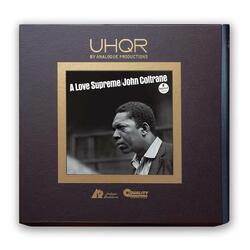 John Coltrane A Love Supreme ANALOGUE PRODUCTIONS UHQR 200GM CLEAR VINYL 2 LP BOX SET