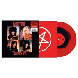 Motley Crue Shout At The Devil 40th Anniversary RED AND BLACK VINYL LP