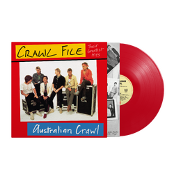 Australian Crawl Crawl File LIMITED RED VINYL LP