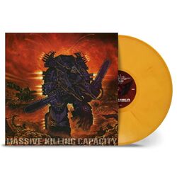 Dismember Massive Killing Capacity YELLOW ORANGE MARBLED VINYL LP
