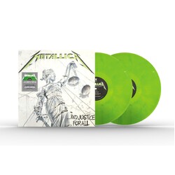Metallica ...And Justice For All LIMITED 180GM DYERS GREEN VINYL 2 LP