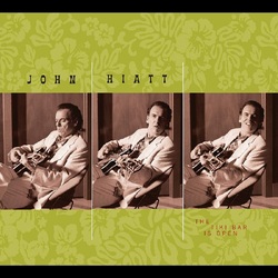 John Hiatt The Tiki Bar Is Open TRANSPARENT GREEN VINYL LP