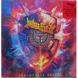 Judas Priest Invincible Shield LIMITED 180GM RED VINYL 2 LP