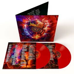 Judas Priest Invincible Shield LIMITED 180GM RED VINYL 2 LP
