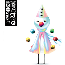 Iglooghost Clear Tamei/Steel Mogu GREY MARBLED VINYL LP