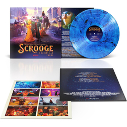 Various Artists Scrooge: A Christmas Carol BLUE/BLACK SMOKE VINYL LP