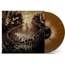 Suffocation Hymns From The Apocrypha BROWN & WHITE SPLATTER VINYL LP