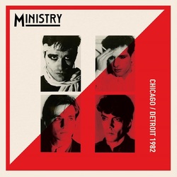 Ministry Chicago/Detroit 1982 RED MARBLE VINYL LP