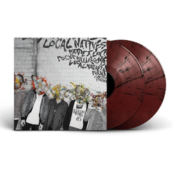 Local Natives Gorilla Manor OPAQUE MAROON VINYL 2LP
