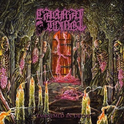 Carnal Tomb Embalmed In Decay MAGENTA/BLACK MARBLE VINYL LP
