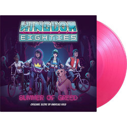Andreas Hald Kingdom Eighties TRANSLUCENT MAGENTA VINYL 2LP