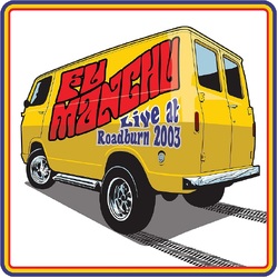 Fu Manchu Live At Roadburn 2003 Red/White/Blue Striped VINYL LP