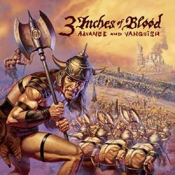 3 Inches of Blood Advance and Vanquish BLOOD RED VINYL LP