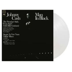 Cash Johnny Man In Black MOV LTD #D 180GM CRYSTAL CLEAR VINYL LP