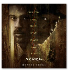Howard Shore SE7EN soundtrack WAXWORK LTD 180GM ORANGE/YELLOW VINYL 2 LP