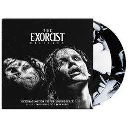 David Wingo & Amman Abbasi The Exorcist Believer OST WAXWORK BLACK/WHITE SWIRL VINYL 2 LP