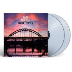 Mark Knopfler One Deep River INDIES LIGHT BLUE VINYL 2 LP